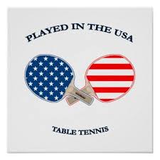 Played In Usa Table Tennis Poster Zazzle Com Tennis Posters Table Tennis Tennis