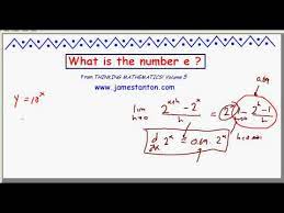 Check spelling or type a new query. What Is The Number E Tanton Mathematics Youtube