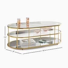 Shop coffee tables collection for furniture online | west elm Terrace Pill Coffee Table