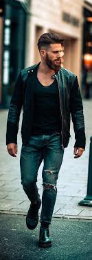 Simple New Year Outfit Ideas For Men Mens Outfits Leather Jacket New Years Outfit