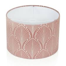 Check spelling or type a new query. Art Deco Retro Drum Lampshade Boudoir Pink