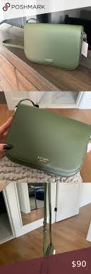 Kate Spade Olive Green Leather Crossbody Bag Leather Crossbody Bag Green Leather Kate Spade