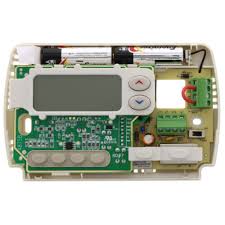 A needle indicator at the top of the thermostat. 1f80 361 White Rodgers 1f80 361 80 Series Programmable 1h 1c Digital Thermostat