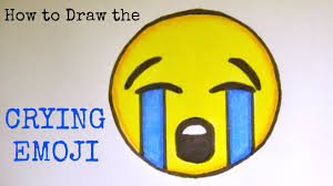 In this video we are going to learn how to draw laughing crying emojithere is one secret to make this video as how to draw emojis step by step and it is. How To Draw The Crying Emoji For Beginners Youtube
