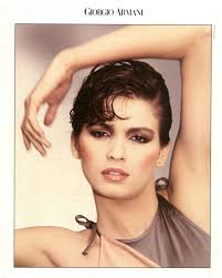 The stunning Gia Carangi for Giorgio Armani in 1980, shot by Aldo Fallai. A  couple of months ago, I saw a post from @sandylinter of Gia for Armani, and  of course I