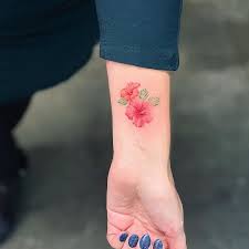 Tiny Hibiscus Flower Tattoo Hibiscus Flower Tattoos Hibiscus Tattoo Hawaiian Flower Tattoos