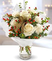 Flower Delivery Dublin Ireland Christmas Flower Delivery Christmas Bouquet Flower Bouquet Delivery