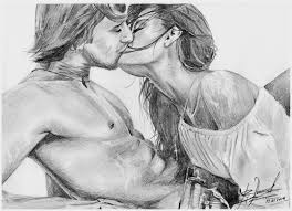 Download 450+ royalty free couple kissing love sketch valentine vector images. Kiss By Vladimir Mineev Imaginarylovers
