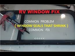 Rv Camper Window Seal Repair Quick Permanent Cheap Way Youtube