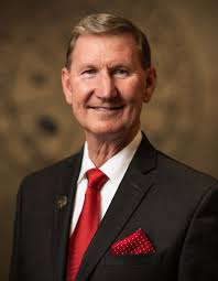 NU President Ted Carter speaking at UNK's Warner Lecture Series