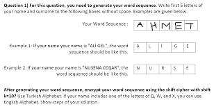 Many reservations systems do not have a middle name field, so they just combine it with your first name. Question 1 For This Question You Need To Generate Chegg Com