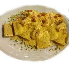 Entdecke rezepte, einrichtungsideen, stilinterpretationen und andere ideen zum ausprobieren. Ravioli Di Cernia Con Pesto Di Pistacchi E Scampi Sicil Food