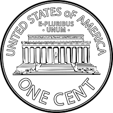 Back Of A Penny Penny Back Clip Art Penny