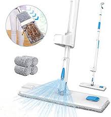 Amazon Com Spray Mop Jashen Self Wringing Microfiber Mop Flat Floor Mop Kit With 4 Reusable Pads 360 Degree Spin Dr Microfiber Mops Cleaning Mops Spray Mops