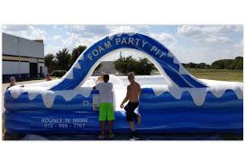 Generate more traffic and engage visitors with the excitement of a live draw. Inflatable Foam Dance Party Pit Rental Dallas Tx Foam Machine Rental
