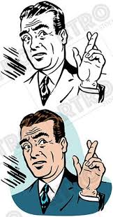 Man Crossing Fingers Vintage Retro Clipart Clip Art Stock Images Free Retro Vintage