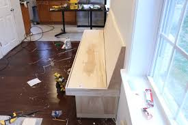 Building a bench seat for kitchen table. Banquette Bench Diy Easy Custom Breakfast Nook The Unprofessional