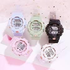 Jam tangan modern pria wanita. Jam Tangan Pria Wanita Digital Rubber Sport Bulat Led Grosir Murah Couple Anak Remaja Import Jf063 Shopee Indonesia