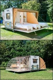 It S A Mobile Home That Expands To Three Times It S Towed Area In Just Minutes Know More About The Awning By Hea Tiny House Design Mobile Home Mobile Living