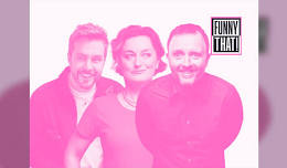 Chris McCausland, Zoe Lyons and MC Iain Stirling