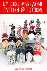Diy Home Sweet Gnome Pattern Tutorial No Add Ons Included Gnome Patterns Diy Gnomes Christmas Gnome