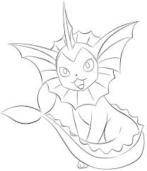Pokemon Vaporeon Drawing Pokemon Coloring Pages Pokemon Coloring Pokemon Sketch