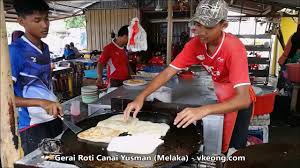 The restaurant is so famous you can easily find the route on google maps and waze. Yusman Roti Canai Kampung Limbongan Melaka