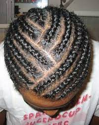 Boy Cornrow Design Coupe Afro Homme Tresse Coiffure Tresse Afro Coiffure