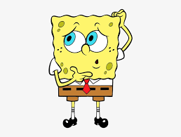 Spongebob smiley face on back sad. Spongebob Sitting Transparent Png Spongebob Clip Art Sad 385x549 Png Download Pngkit