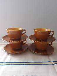 Tasses Et Sous Tasses Sarreguemines Tasses A The Tasses A Chocolat Made In France Bistrot Art De La Table Glassware Tableware Barware