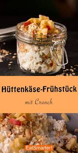 Huttenkase Fruhstuck Mit Crunch Eatsmarter De Huttenkase Fruhstuck Healthy Foods Huttenkase Fruhstuck Fruhstuck Rezepte Eiweiss Fruhstuck