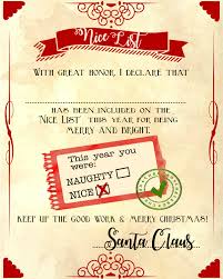 Check spelling or type a new query. Free Printable Santa S Official Nice List Certificate Novocom Top