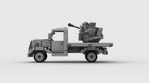 The hood piece should fit evenly, covering all free studs on the top of your front end. Ww2 Flak Truck Instructions Opel Blitz With Mounted Flak Lego Instructions Mocsmarket