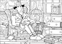 Hours of fun await you by coloring a free drawing cartoons inspector gadget. Inspector Gadget Coloring Pages Tv Film Inspector Gadget 11 Printable 2020 04006 Coloring4free Coloring4free Com