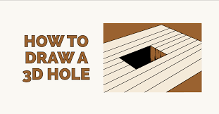 The free online tutorials on this page can show you how to draw a street full of buildings, or the tables and chairs inside them. How To Draw A 3d Hole Really Easy Drawing Tutorial