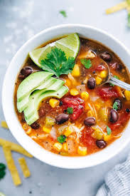 How to make taco soup in a slow cooker this chicken soup recipe is as easy as dump, set and forget for 6 hours. Instant Pot Or Crockpot Mexican Tortilla Soup Chelsea S Messy Apron