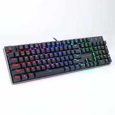 Dgk Ez88 104 Anti Ghost Keys Rgb Led Backlit Blue Switches Water Proof Mechanical Gaming Keyboard From Shenzhen Digifun Techn Gaming Computer Computer Keyboard