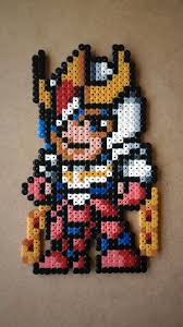 Ikki Saint Seiya Perler Beads Plantillas Hama Beads Abalorios Hama Ikki Saint Seiya