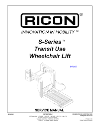 1 not used 1 not used 2 not used 2 not used not used 3 nc no com ve sil pump module power feed connects to vehicle battery (+) positive post lead wire 13362a outer barrier raised microswitch. S Series Transit Use Wheelchair Lift