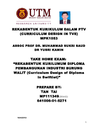  burung walet merupakan spesis yang terbaik,sarangnya boleh dimakan,mempunyai permintaan yang tinggi di seluruh dunia dan komitmen paling minima. Doc Rekabentuk Kurilumum Sijil Diploma Pembangunan Industri Burung Walit Curriculum Design Of Certificate Diploma In Swiftlet Tan Tai Academia Edu