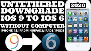 How To Downgrade Iphone 4s To Ios 6 No Computer Iphone4s Ipadmini 2 3 Ipod5 Supported Easy Guide Youtube