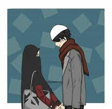 Gambar kartun muslimah pasangan romantis namun tak hanya anak anak remaja saja yang memakai medsos orang. Pin On Favourite