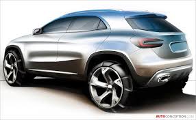 Mercedes Reveals Concept Gla Suv Ahead Of Auto Shanghai Autoconception Com Automotive Design Car Design Mercedes Concept