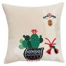 Cactus silk pillow, gray lumbar cushion handmade cactus silk decorative pillow. 650 Simplifying Organizing Ideas Turquoise Door Llama Decor Cleaning Painted Walls