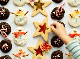 Cutting shapes as close together as possible on the rolled dough helps you avoid rerolling the dough scraps (rerolled dough. Christmas Cookies For Kids To Help Make Starring Store Bought Cookie Dough Yummly