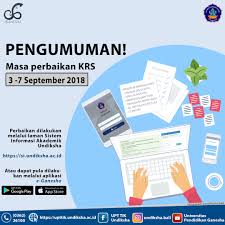 Formulir layanan bantuan keuangan mahasiswa. Informasi Perbaikan Krs Semester Ganjil Tahun Akademik 2018 2019 Universitas Pendidikan Ganesha