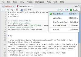 There are three ways of outputting your report. How To Make Html5 Slides With Knitr Yihui Xie è°¢ç›Šè¾‰