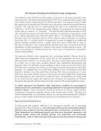 Find out about self reflection in this paper. Reflective Essay On Personal Development Plan