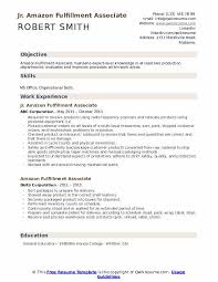 As part of our finance team, you support business. Amazon Fulfillment Associate Resume Samples Qwikresume