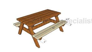 Sandbox Kids Picnic Table Plans Howtospecialist How To Build Step By Step Diy Plans In 2020 Kids Picnic Table Plans Kids Picnic Table Picnic Table